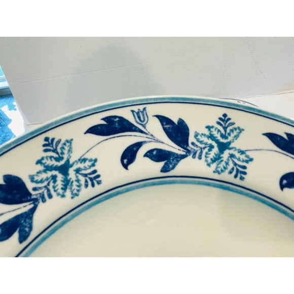 Johnson Brothers Farmhouse Kitchen Blue Fern Dinner Plates- Set of 4 - Picture 3 of 7